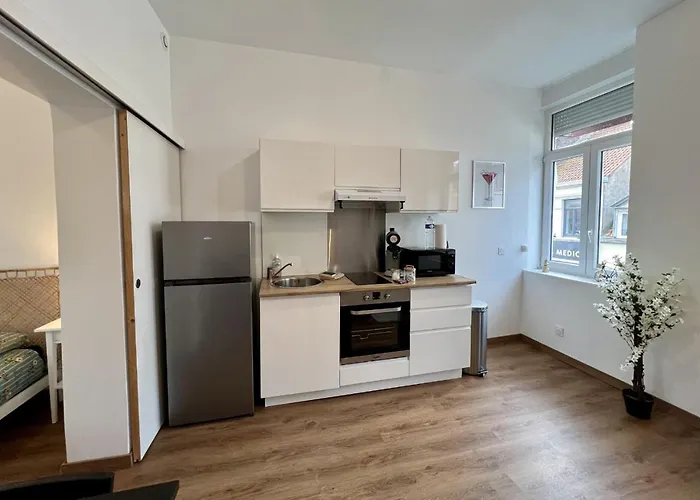 Laundry Loft- Studio1-proche Gare Centre Ville- Cnpe Appartement Calais